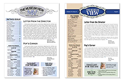 The Museum View Newsletter Comps