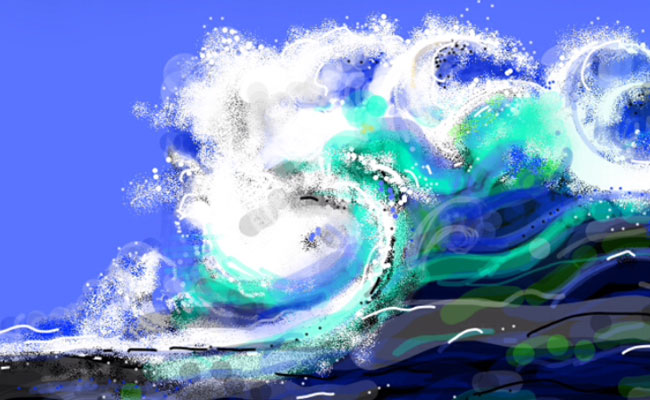 Digital Wave Illustration